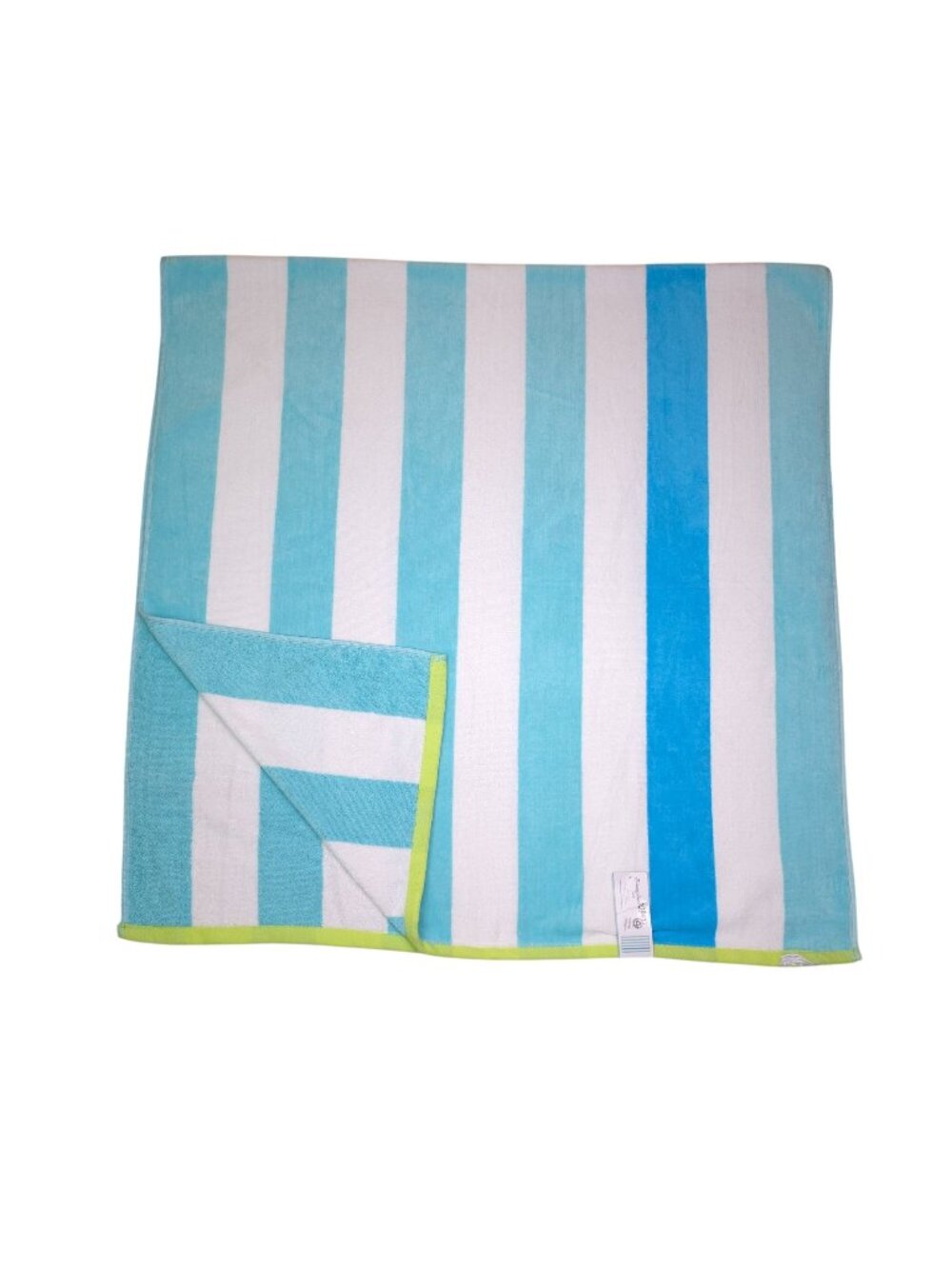 Tommy Bahama Home Beach Towel Quick Dry Highly Absorbent 36" x 72" Blue & White